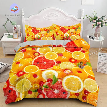 Housse de Couette Fruits Agrumes